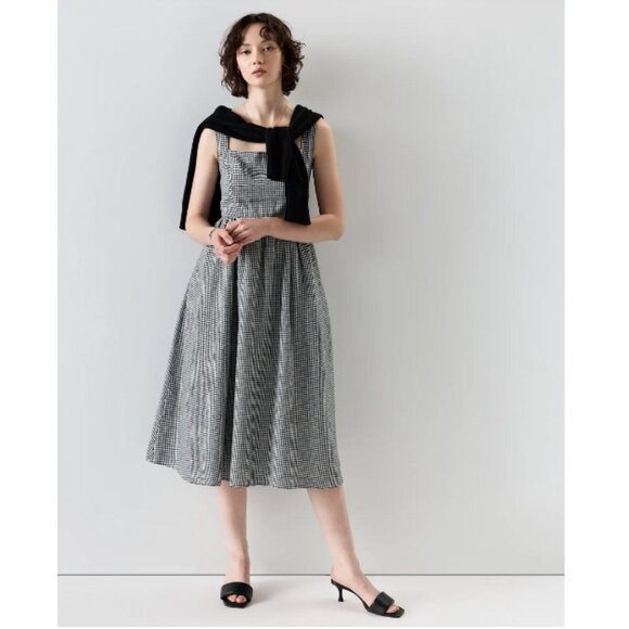 Quince 100% European Linen Fit & Flare Midi Dress - Picture 3 of 14